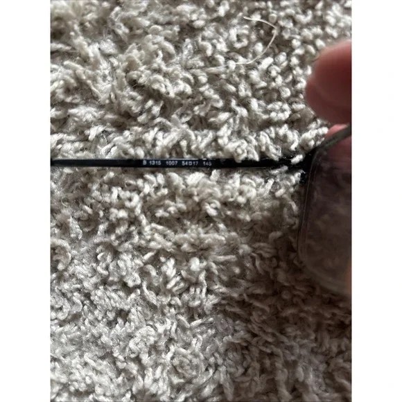 Burberry BE 1315 1007 Matte Black Metal Rectangle Eyeglasses FRAMES ONLY - Picture 4 of 9